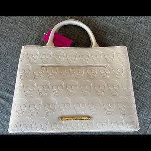 Betsey Johnson Skull Embossed Crossbody